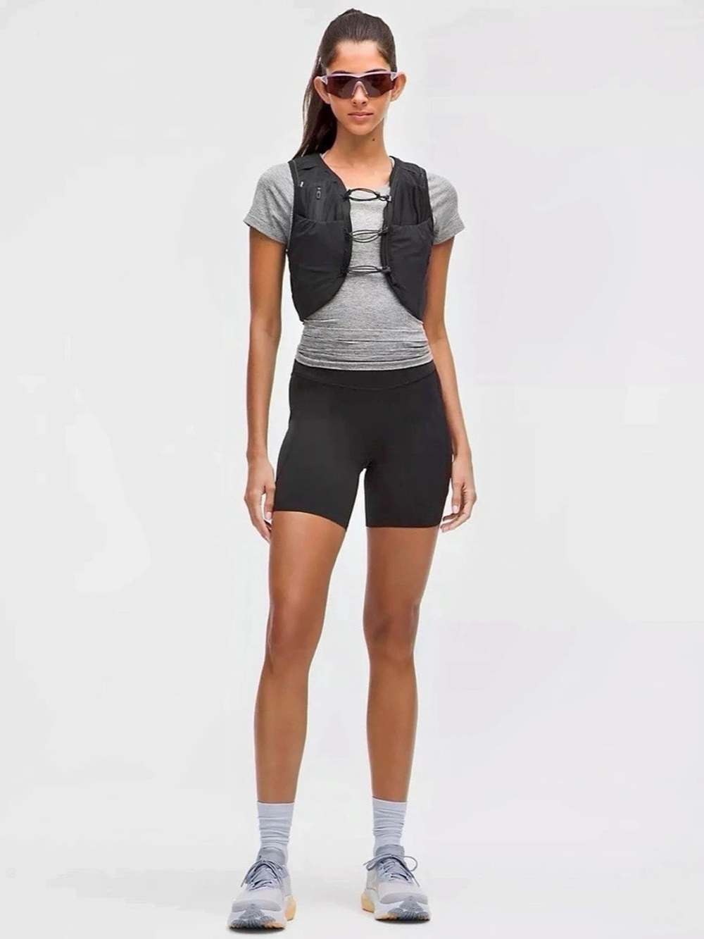 lululemon Fast and Free High-Rise Short 6" Black